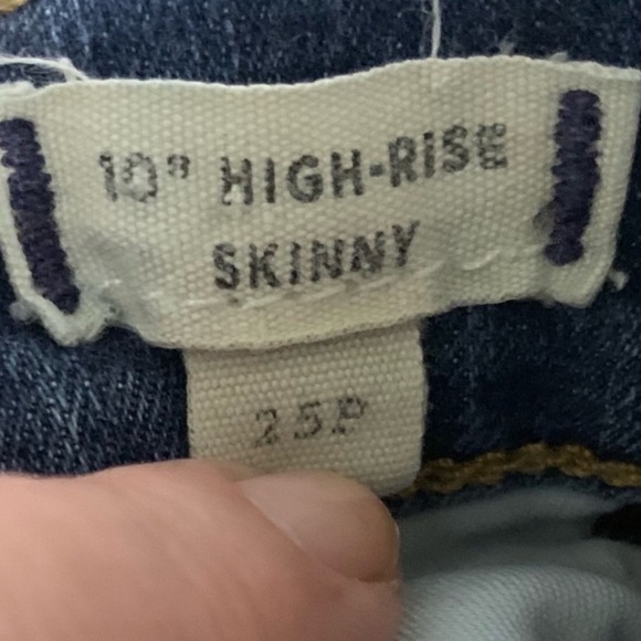 Madewell Size 25 10” High Rise Skinny Jeans - Picture 5 of 7